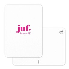 Liefz Liefz: Kaart a6 | Juf bedankt
