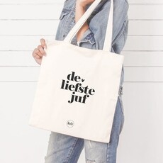 Liefz Liefz: Katoenen tas | De liefste juf