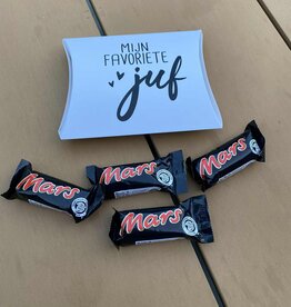 Kassaplan Gondeldoosje met "MARS" - mijn favoriete juf