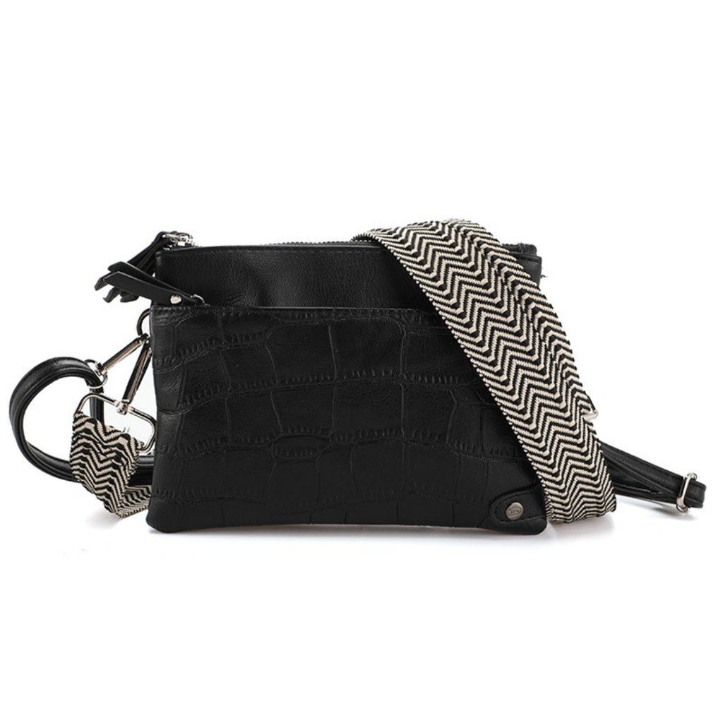 I'm dutch I'm dutch: Handtas - Black crossbodytas en schoudertasje Gent