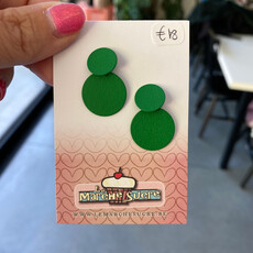 le marché sucré Le marché sucré: oorbellen - groen 04