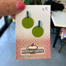 le marché sucré Le marché sucré: oorbellen petrol en groen