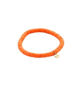 Biba Biba: armbandje clay - oranje