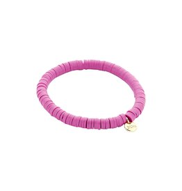 Biba Biba: armbandje clay - paars
