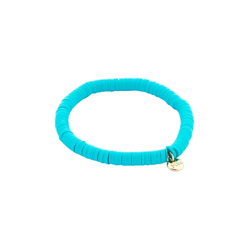 Biba Biba: armbandje clay - turquoise