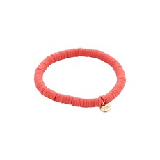 Biba Biba: armbandje clay - donker oranje