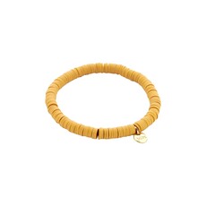 Biba Biba: armbandje clay - oker