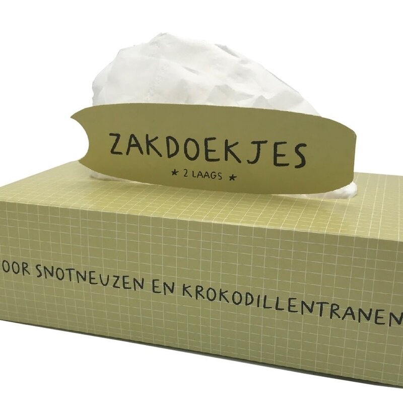 Mail-box Mail-box: Tissuebox Voor snotneuzen en krokodillentranen