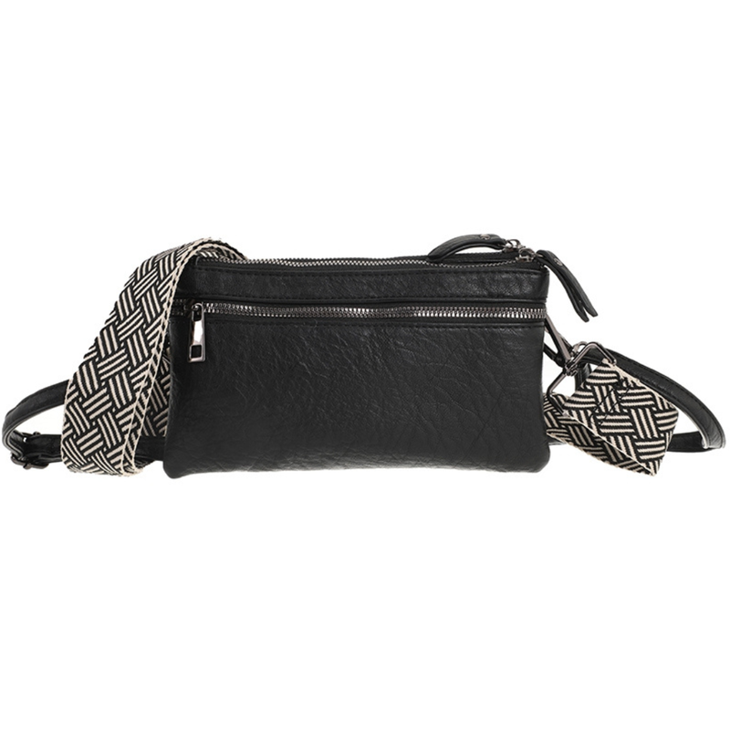 I'm dutch I'm dutch: Handtas - schoudertasje San Leo - Black