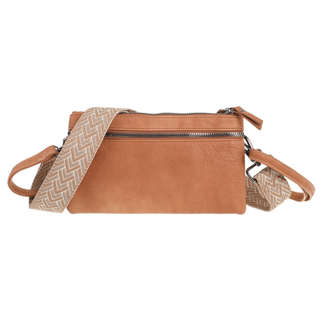 I'm dutch I'm dutch: Handtas - schoudertasje San Leo - Camel