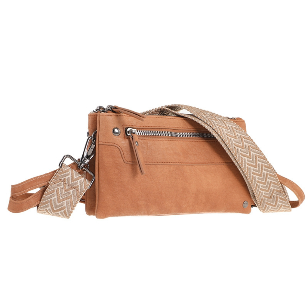 I'm dutch I'm dutch: Handtas - schoudertasje San Leo - Camel