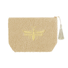 Yehwang Yehwang: Make-up tasje teddy bij - beige