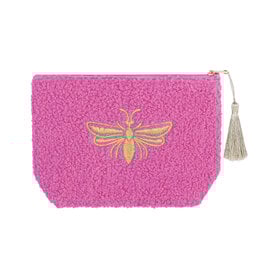 Yehwang Yehwang: Make-up tasje teddy bij - fuchsia