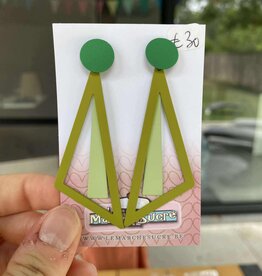 le marché sucré Le marché sucré: oorbellen - groen, munt en kaki