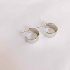 geen merk Oorbellen - zilver 005