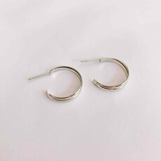 geen merk Oorbellen - zilver 012