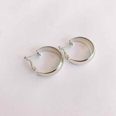geen merk Oorbellen - zilver 020