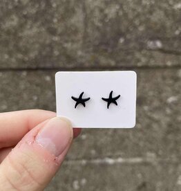 le marché sucré Le marché sucré: oorbellen - zeester zwart