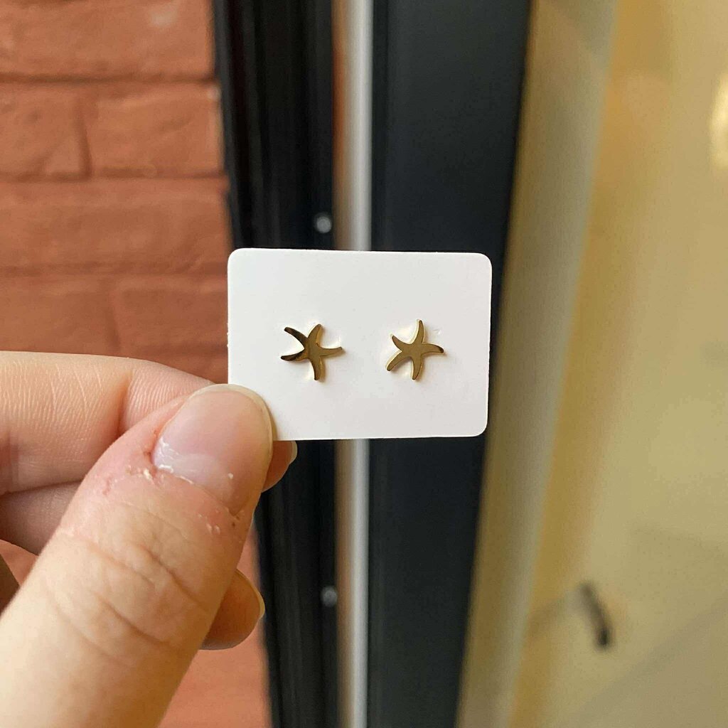 le marché sucré Le marché sucré: oorbellen - zeester goud