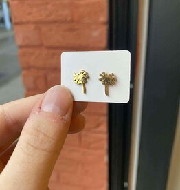 le marché sucré Le marché sucré: oorbellen - blaasbloem goud