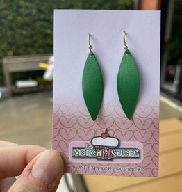 le marché sucré Le marché sucré: oorbellen - goud en groen