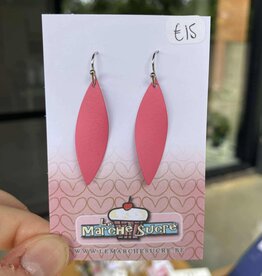 le marché sucré Le marché sucré: oorbellen - zilver en roze