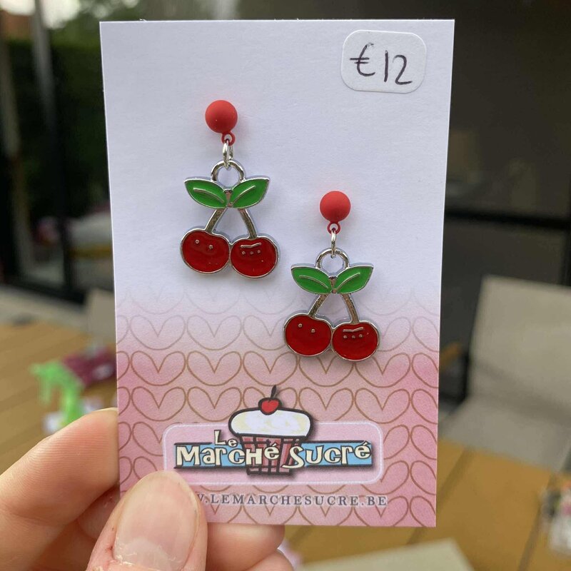 le marché sucré Le marché sucré: oorbellen - kers