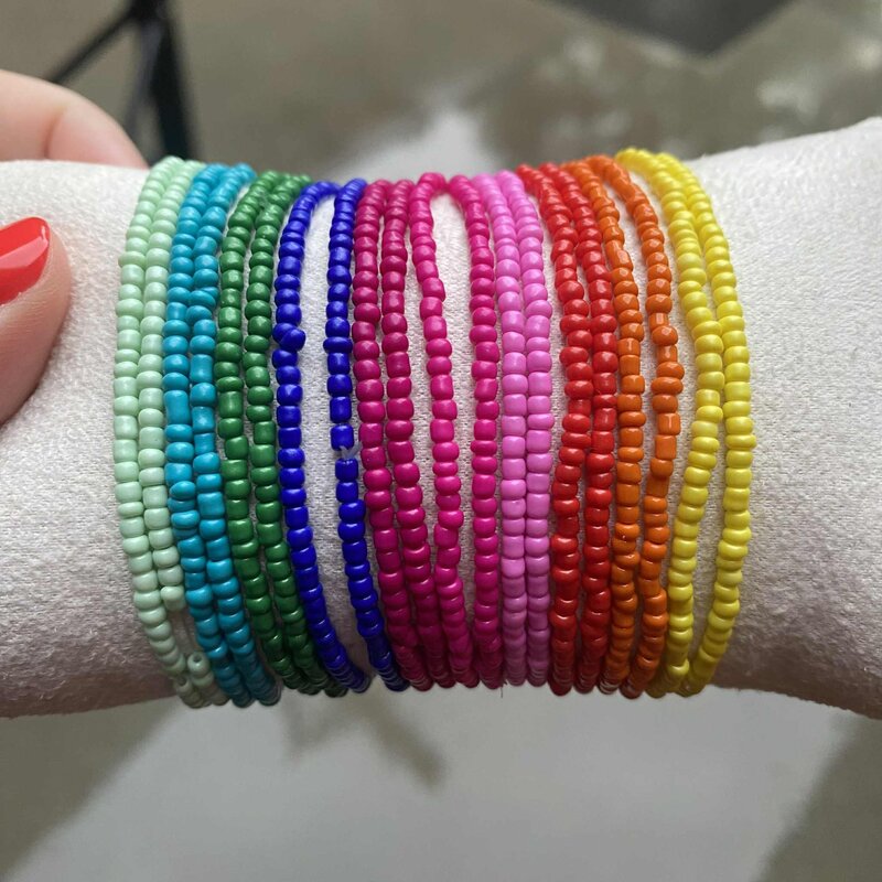 geen merk armbandje - pareltjes