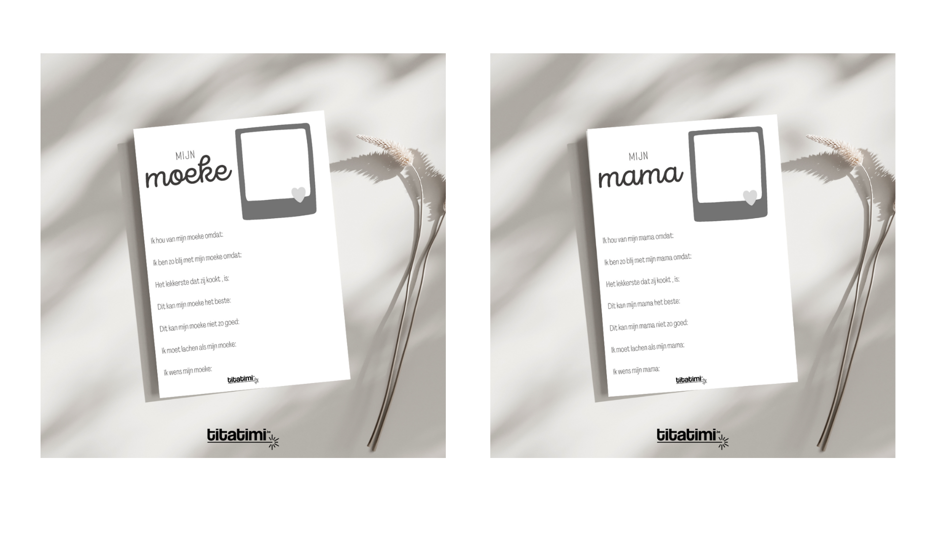 Origineel cadeau voor mama of moeke: printable invulblad voor maar €1,95