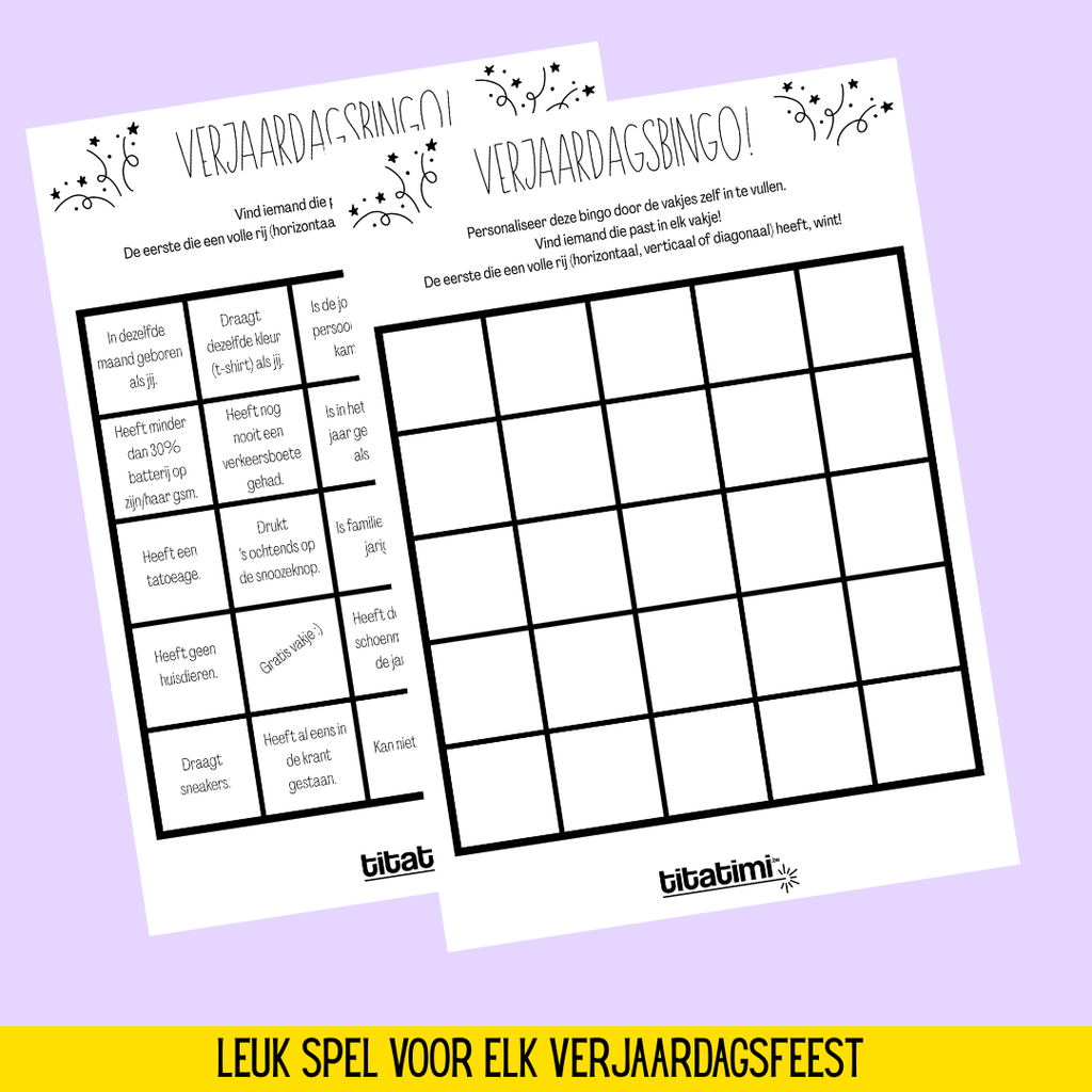 titatimi digitaal titatimi - printable - verjaardagsbingo