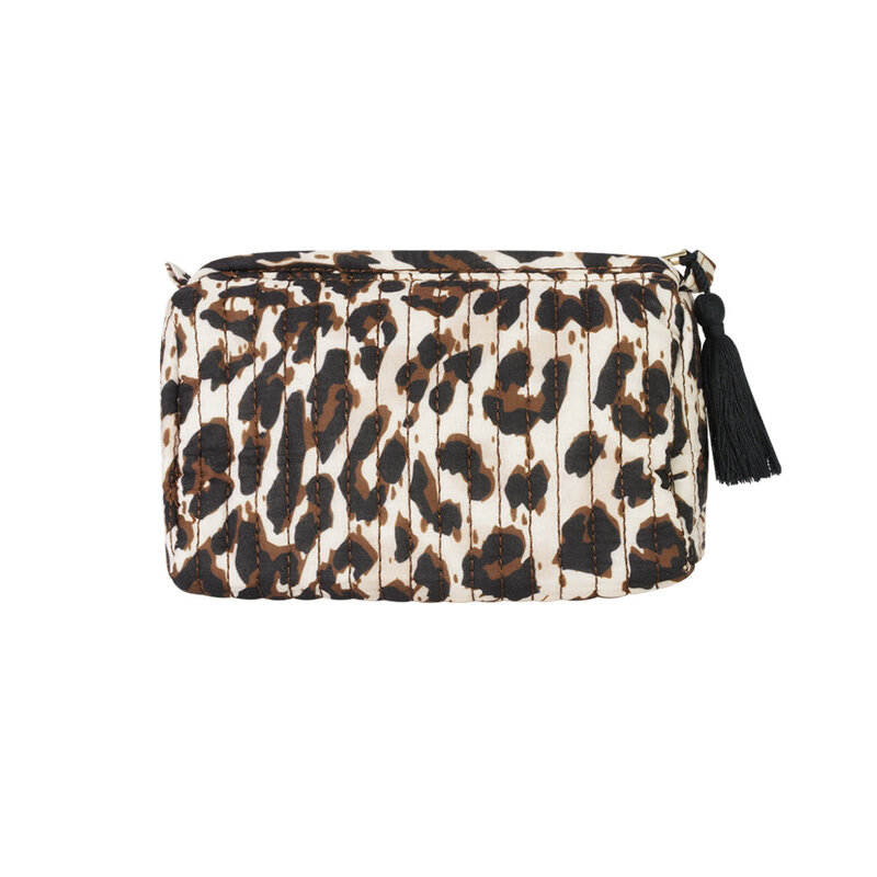 Yehwang Yehwang: make-up tas - luipaard print