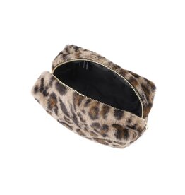Yehwang Yehwang: make-up tas zachte luipaard - khaki