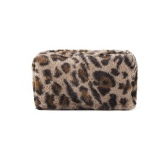 Yehwang Yehwang: make-up tas zachte luipaard - khaki