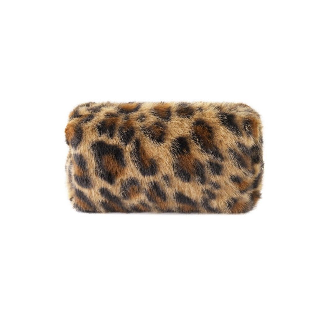 Yehwang Yehwang: make-up tas zachte luipaard - khaki (1)