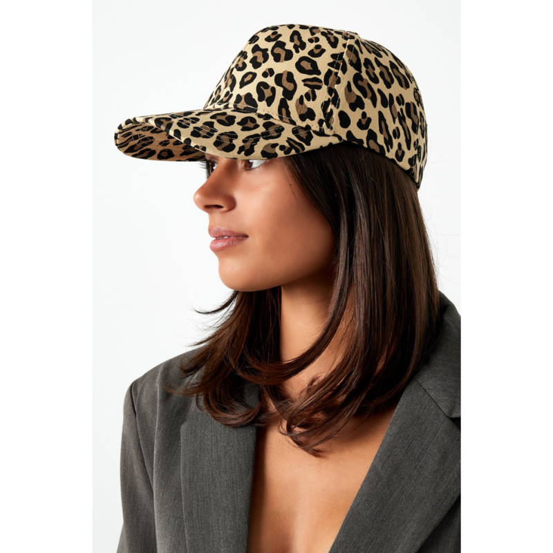 Yehwang Yehwang: pet in luipaardprint bruin