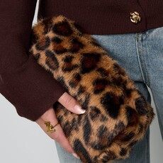 Yehwang Yehwang: make-up tas zachte luipaard - khaki (1)