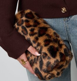 Yehwang Yehwang: make-up tas zachte luipaard - khaki (1)