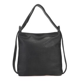 I'm dutch I'm dutch: Handtas - rugzak/schoudertas Lugano - zwart