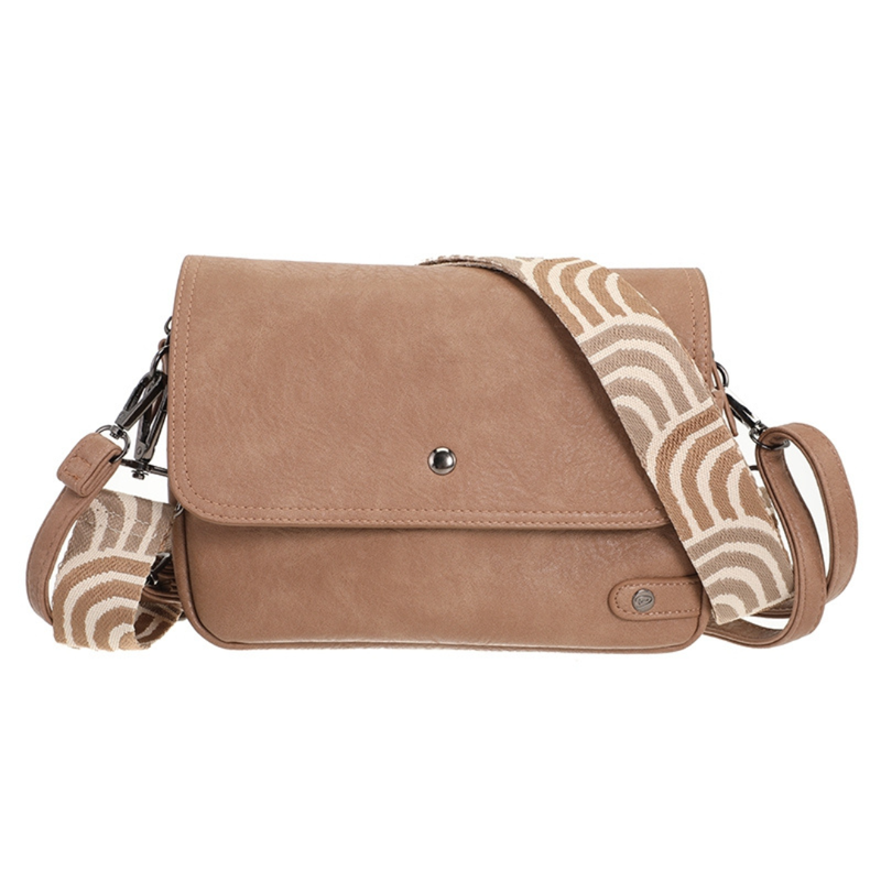 I'm dutch I'm dutch: Handtas - schoudertasje Rennes - camel