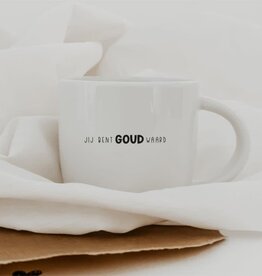 Winkeltje van Anne Winkeltje van Anne: Mok | Jij bent goud waard BOLD