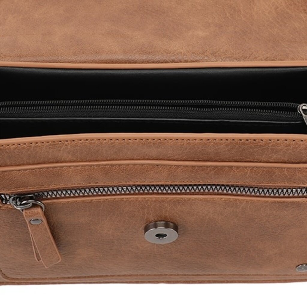 I'm dutch I'm dutch: handtas - schoudertasje Rione - camel