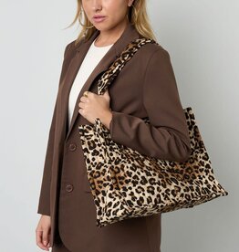 Yehwang Yehwang: handtas tatebag katoen - luipaardprint