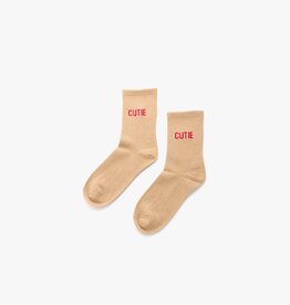 Liet & Joliet Liet & Joliet: sokken beige CUTIE