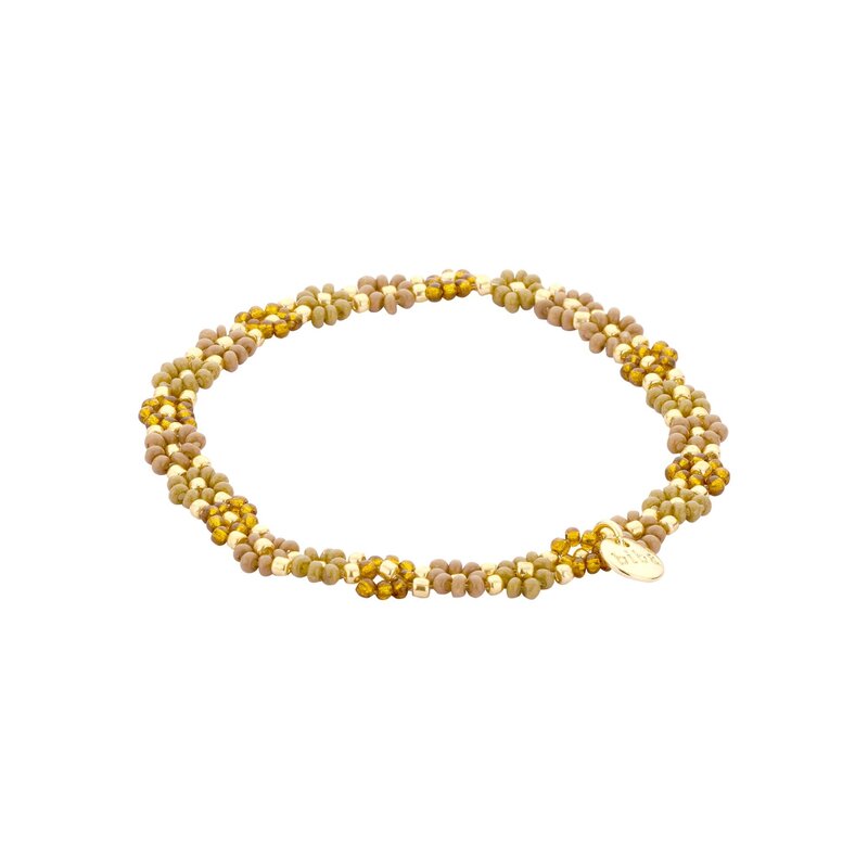 Biba Biba: armbandje elastiek- bloemetjes rondom 55563MIX07