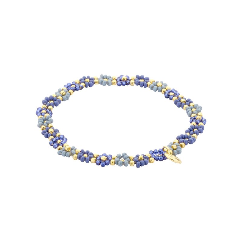 Biba Biba: armbandje elastiek- bloemetjes rondom 55563MIX08