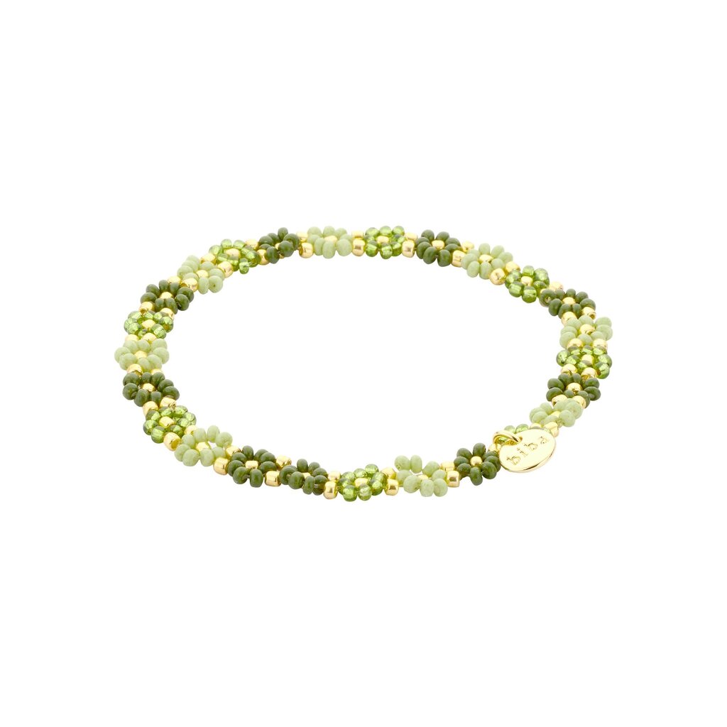 Biba Biba: armbandje elastiek- bloemetjes rondom 55563MIX14