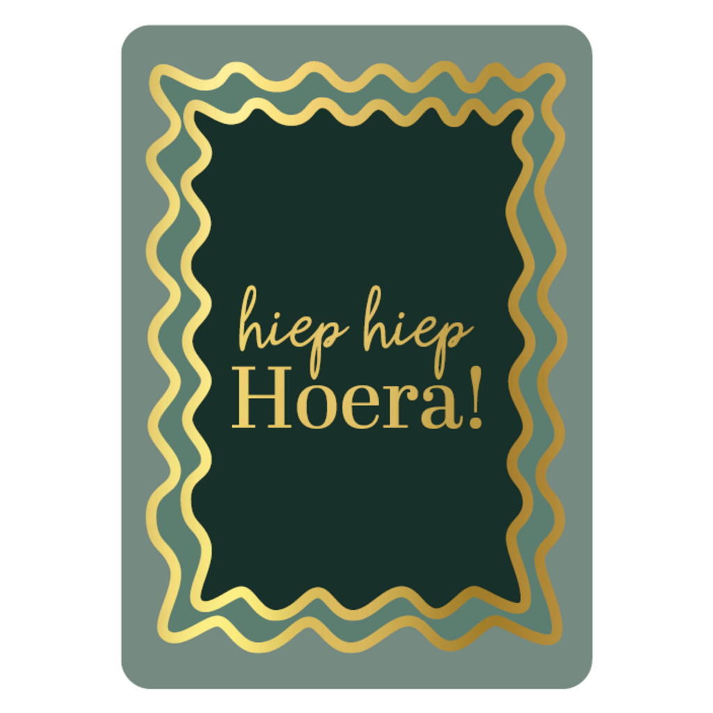 Kassaplan KP: kaartje a6 - Hiep hiep hoera