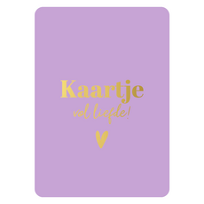 Kassaplan KP: kaartje a6 - Kaartje vol liefde