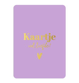 Kassaplan KP: kaartje a6 - Kaartje vol liefde