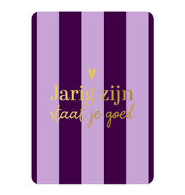 Kassaplan KP: kaartje a6 - Jarig zijn staat je goed